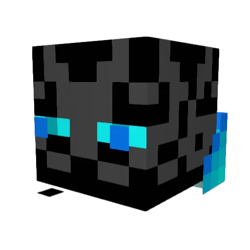 Pylie01 Minecraft avatar head, 3D render