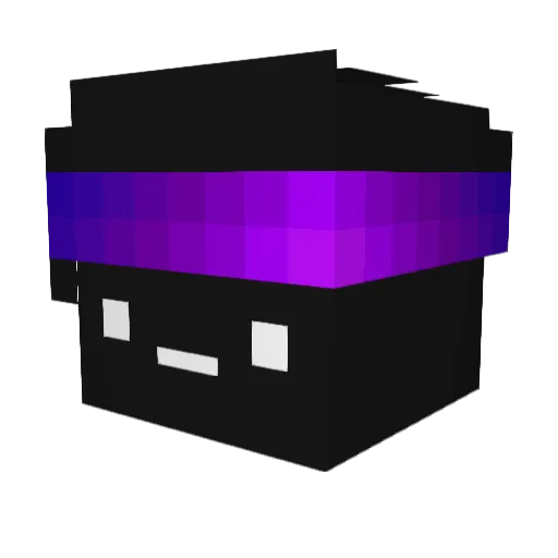 Pympeli Minecraft avatar head, 3D render