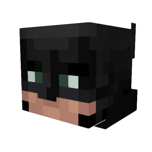 Pynnx Minecraft avatar head, 3D render