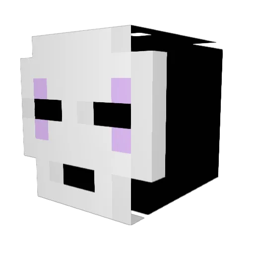 Pynput Minecraft avatar head, 3D render