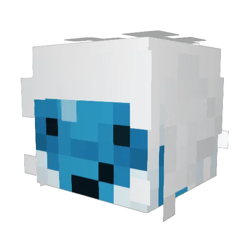 PynyisRay Minecraft avatar head, 3D render