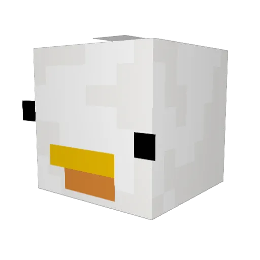 Pyran__ Minecraft avatar head, 3D render