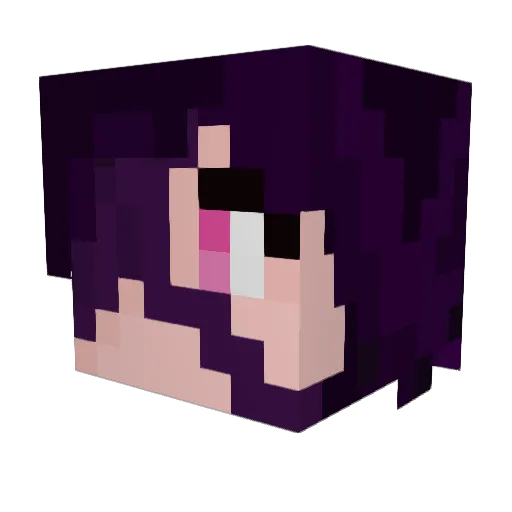 PyraxJaki Minecraft avatar head, 3D render