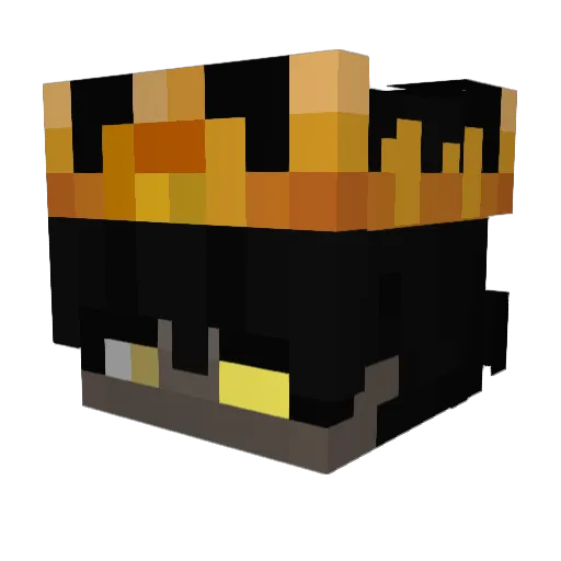 Pyrazz_ Minecraft avatar head, 3D render
