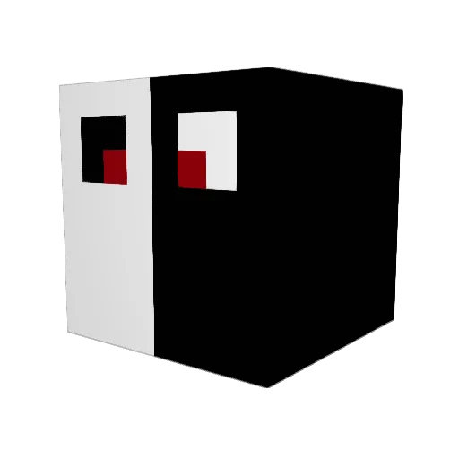 Pyre23 Minecraft avatar head, 3D render
