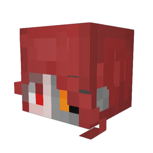 PyreOManiac Minecraft avatar head, 3D render