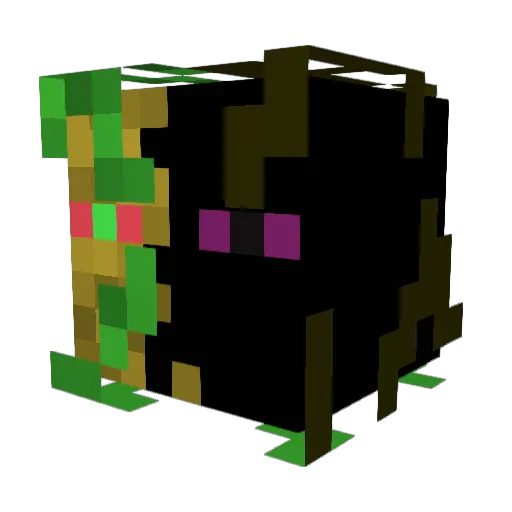 Pyreglow Minecraft avatar head, 3D render