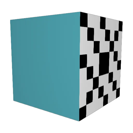 PyroBot16 Minecraft avatar head, 3D render