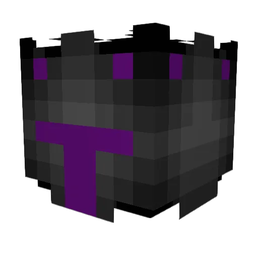 PyroTg Minecraft avatar head, 3D render