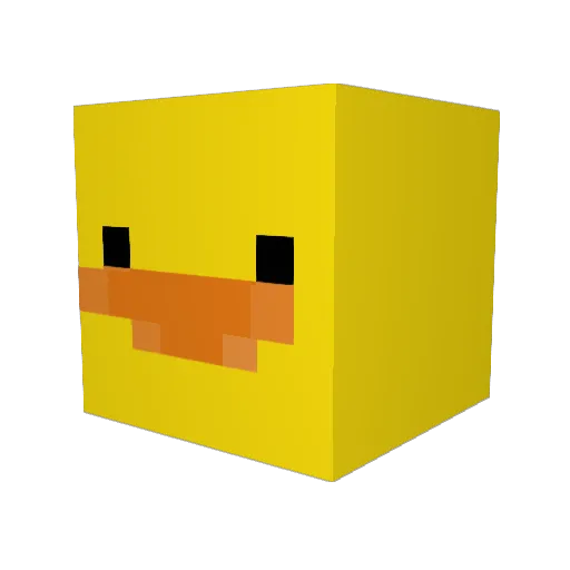 Pyro_07 Minecraft avatar head, 3D render