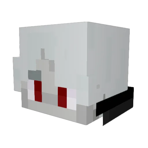 Pyro_Paper765 Minecraft avatar head, 3D render