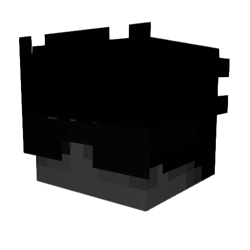 Pyro_alv Minecraft avatar head, 3D render