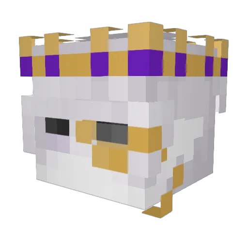 Pyro_gamingYT Minecraft avatar head, 3D render