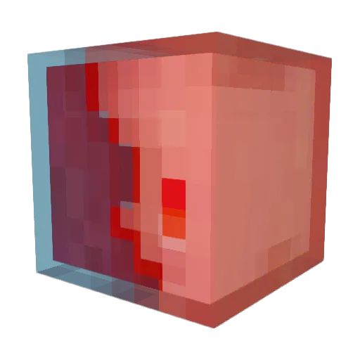 Pyroexplosion Minecraft avatar head, 3D render