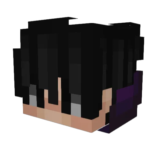 Pyroflex Minecraft avatar head, 3D render