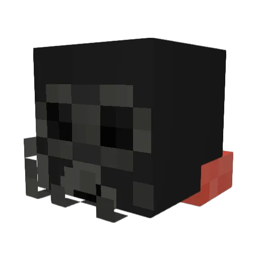 Pyroguy Minecraft avatar head, 3D render