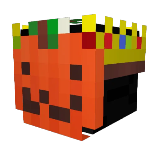Pyrolifr Minecraft avatar head, 3D render