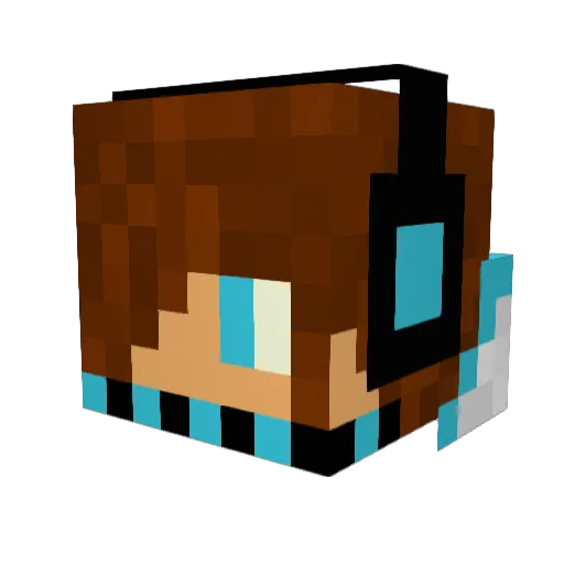 Pyromane10 Minecraft avatar head, 3D render