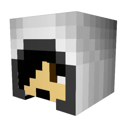Pyromaniac969 Minecraft avatar head, 3D render