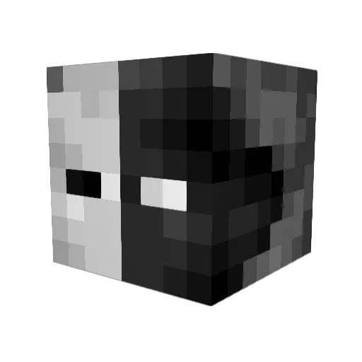 Pyromins Minecraft avatar head, 3D render