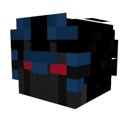 PyronicMc Minecraft avatar head, 3D render