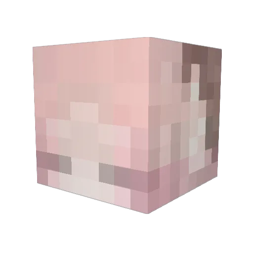 Pyrox1s Minecraft avatar head, 3D render
