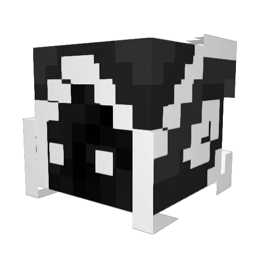 Pyrox2_0 Minecraft avatar head, 3D render