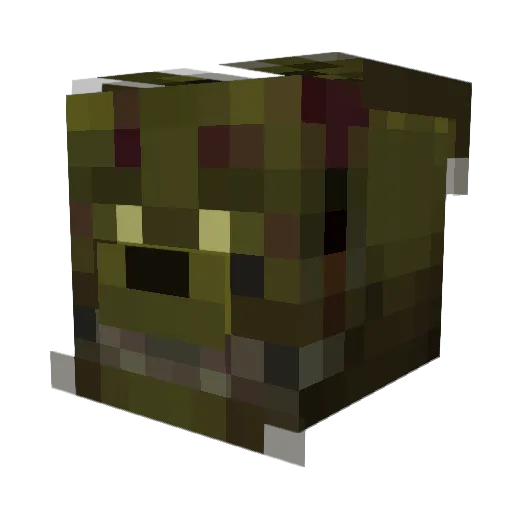 Pyrus174 Minecraft avatar head, 3D render