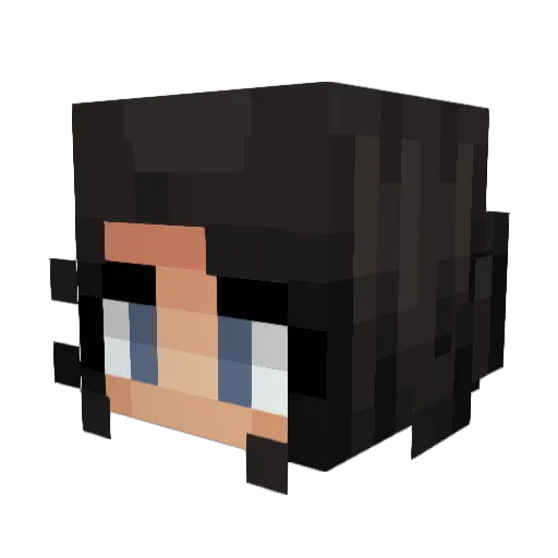 PytJoseph Minecraft avatar head, 3D render