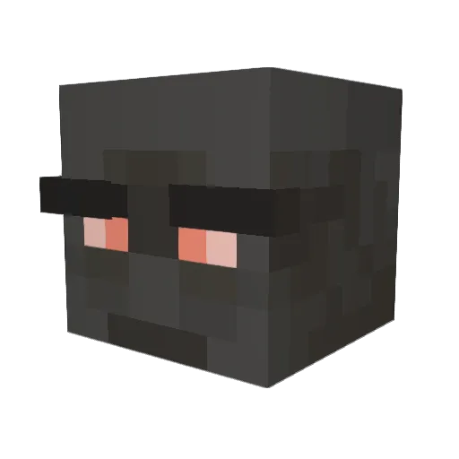 Pyth0n83 Minecraft avatar head, 3D render