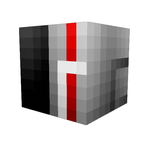Pytharion Minecraft avatar head, 3D render