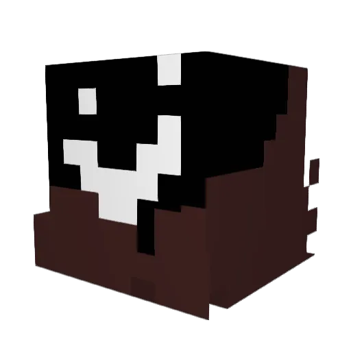 PythonGotBalls Minecraft avatar head, 3D render