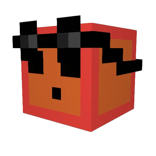 Pytlowicz Minecraft avatar head, 3D render