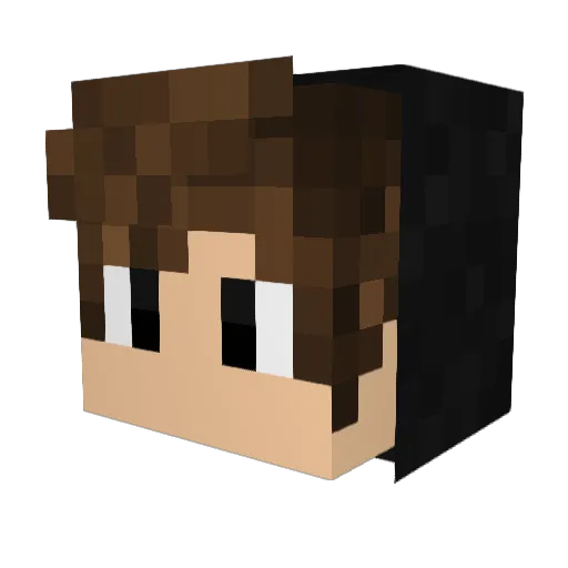 PyxL_of_Time Minecraft avatar head, 3D render