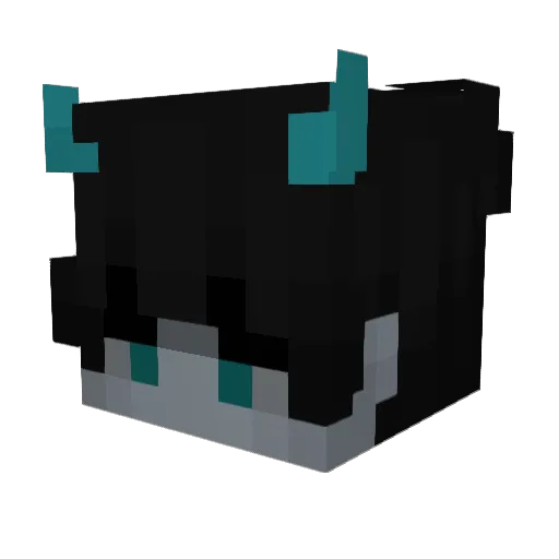 Pyxou Minecraft avatar head, 3D render