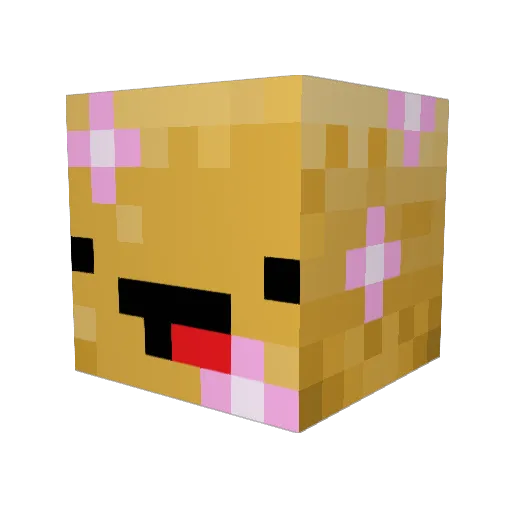 Minecraft-Avatar von Pyxxd: Kopf als 3D-Render