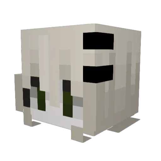 Pyykinpesuaine Minecraft avatar head, 3D render