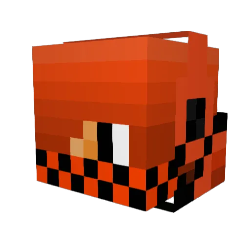 Pyykko Minecraft avatar head, 3D render