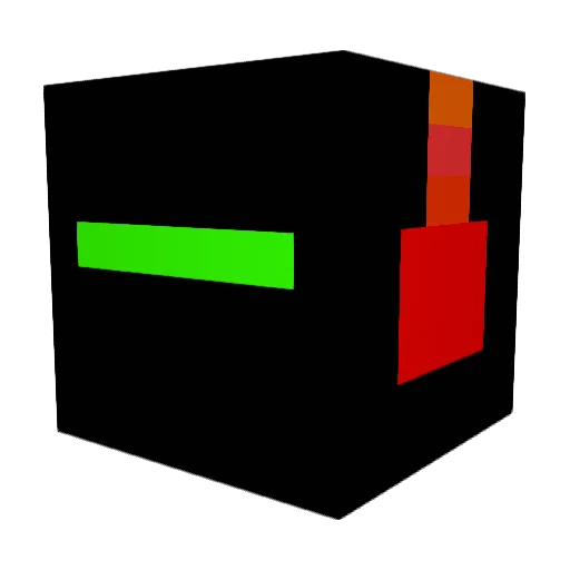 Pzanguta Minecraft avatar head, 3D render