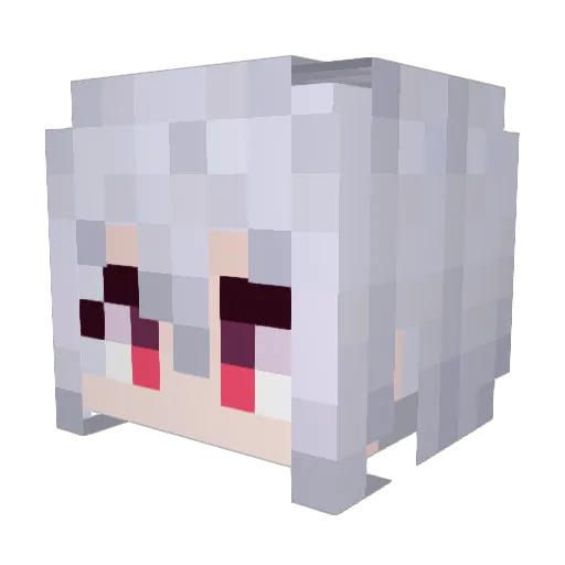 Pzpeter89 Minecraft avatar head, 3D render