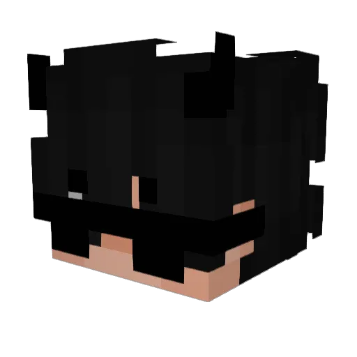 Pzxlp1 Minecraft avatar head, 3D render