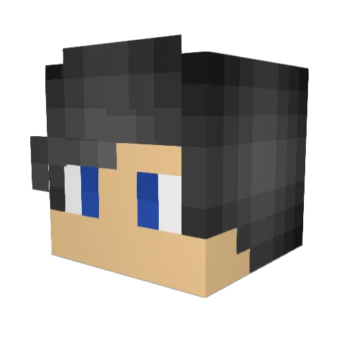 Pzyko4564 Minecraft avatar head, 3D render