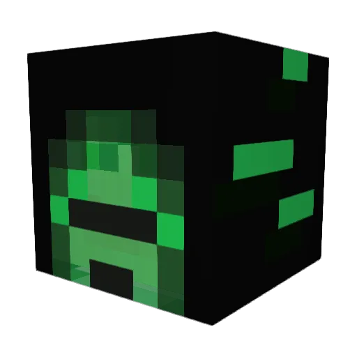 Q3336 Minecraft avatar head, 3D render
