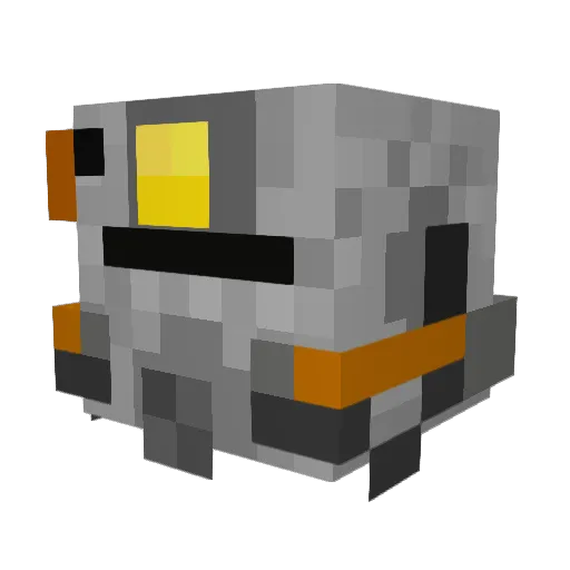 QHeiNein Minecraft avatar head, 3D render