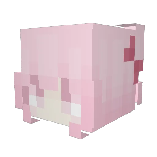 QIUYUE520 Minecraft avatar head, 3D render
