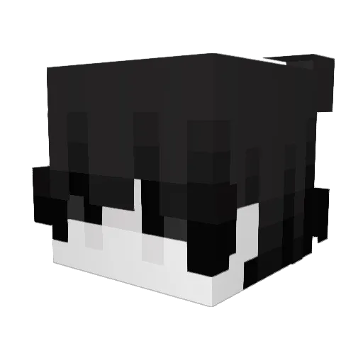 QIchinose Minecraft avatar head, 3D render