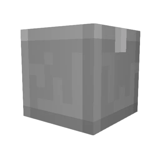 QKROO Minecraft avatar head, 3D render