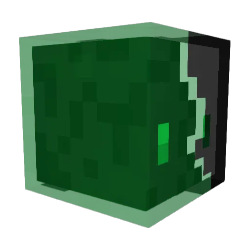 QMS1100 Minecraft avatar head, 3D render