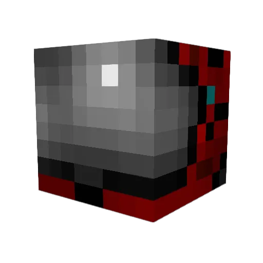 QPF2006 Minecraft avatar head, 3D render