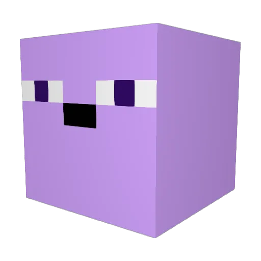 QQJellies Minecraft avatar head, 3D render
